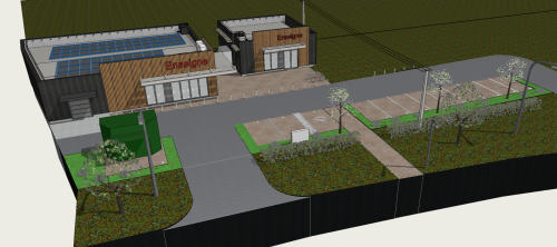 Construction d'un ensemble Commercial - St Hilaire de Villefranche